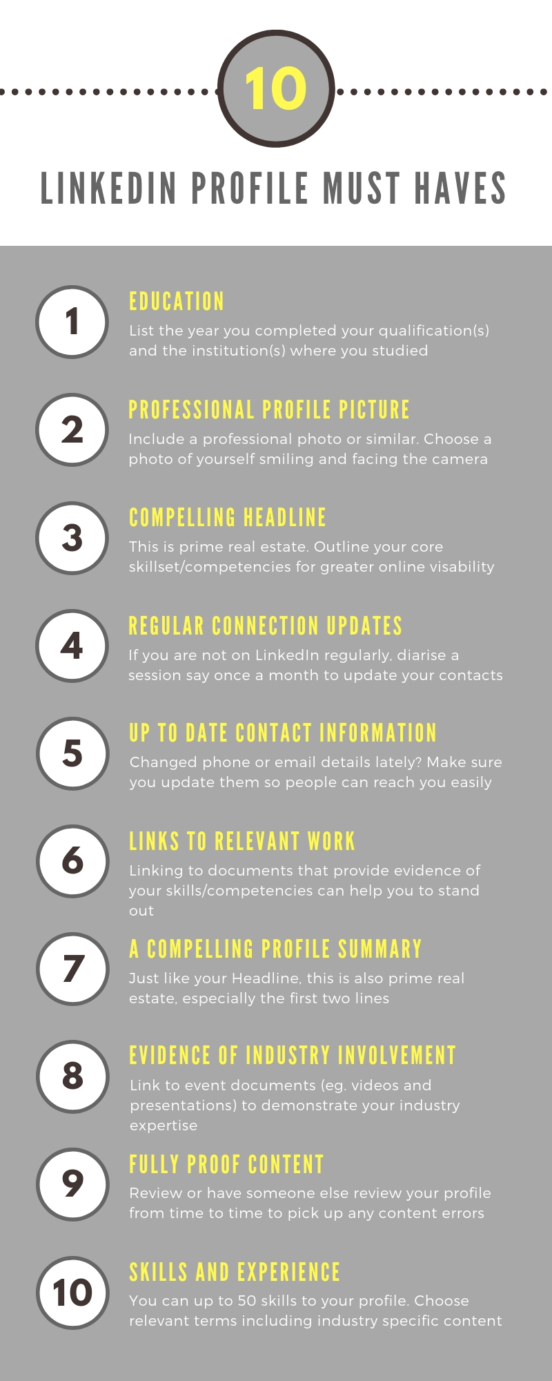 Top 10 LinkedIn Tips for Candidates 